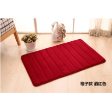 Coral Fleece Mat with Anti Slip Backing